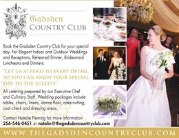 The Gadsden Country Club is a  World Class Wedding Venues Gold Member