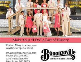 Bonanzaville is a  World Class Wedding Venues Gold Member