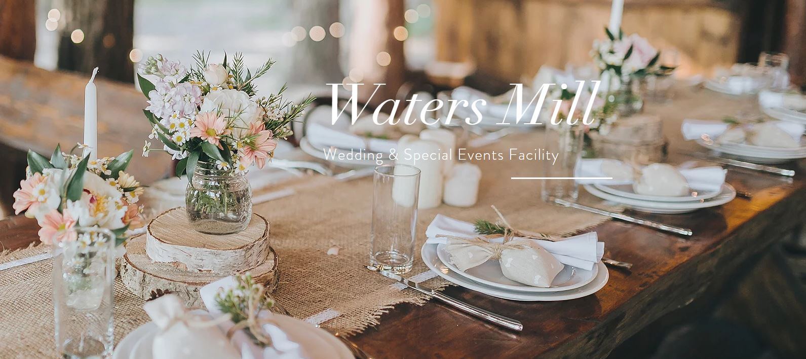 Waters Mill Weddings - 1