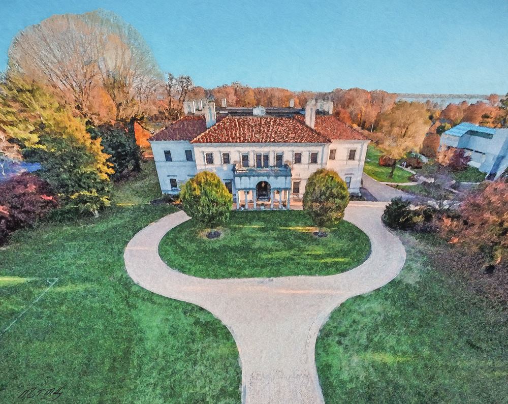 The Patio At Archmere Academy - 2